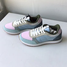 Load image into Gallery viewer, Woden Ronja Sneaker - Ice Blue Multi - side view
