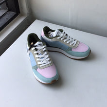 Load image into Gallery viewer, Woden Ronja Sneaker - Ice Blue Multi - front sides
