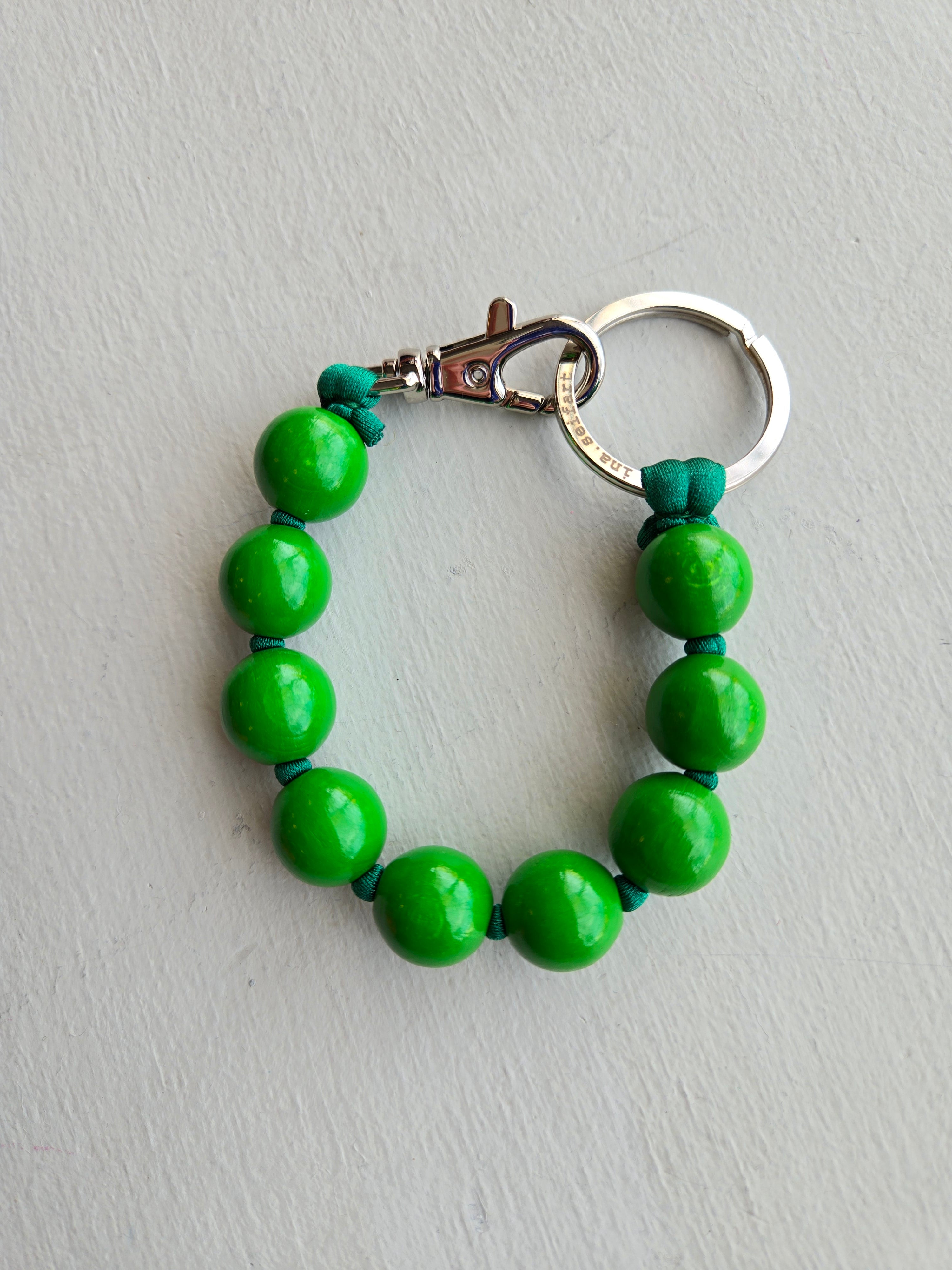 ina seifart - BIG Perlen Short Keyholder - green