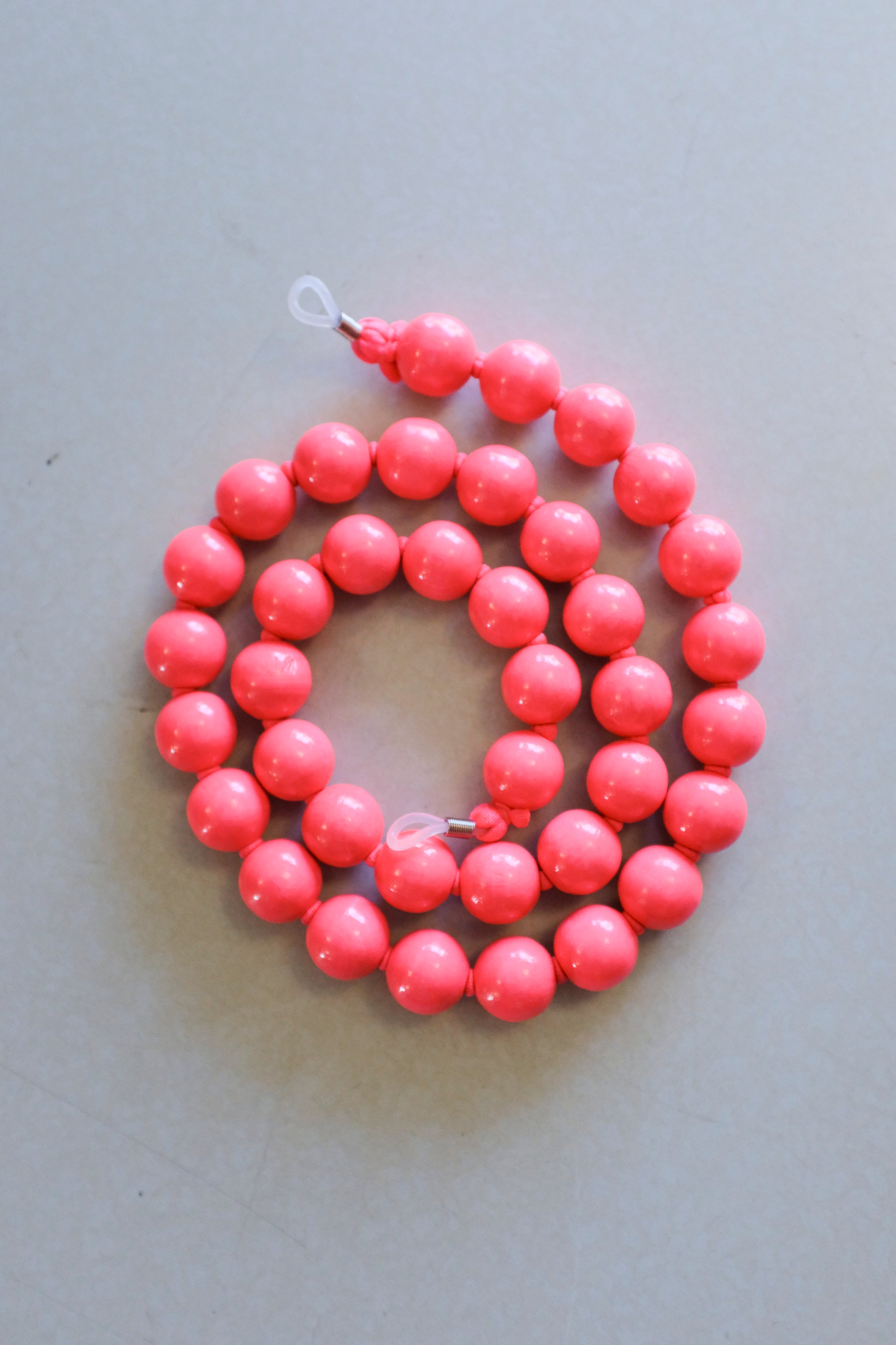 Ina Seifart BIG Brillenkette Glasses Chain - neon pink