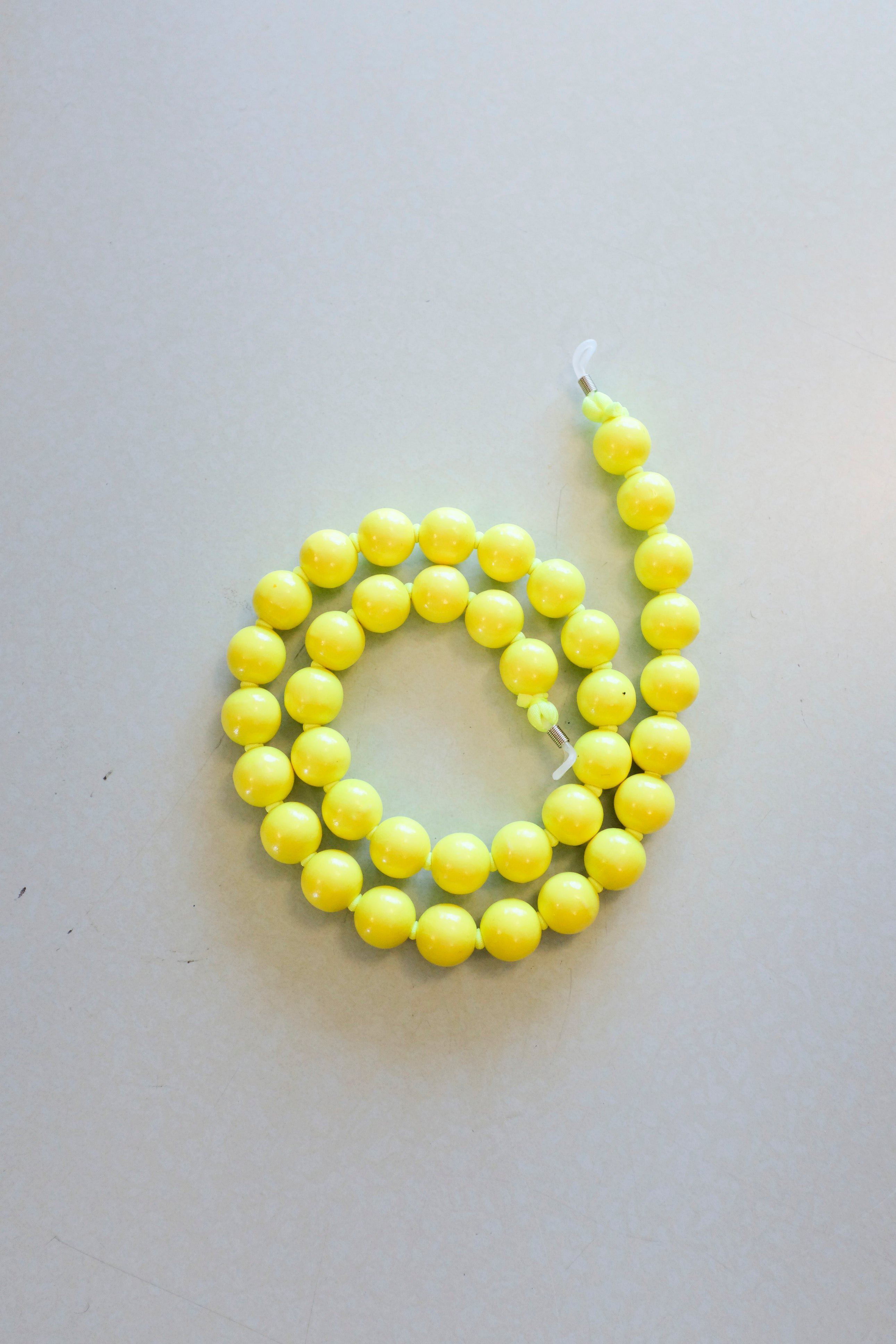 Ina Seifart BIG Brillenkette Glasses Chain - neon yellow