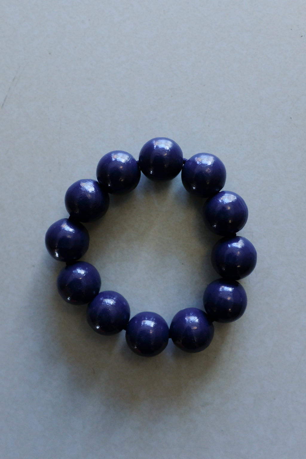 Ina Seifart - Big Perlen Bracelet - blueberry