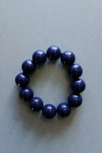 Ina Seifart - Big Perlen Bracelet - blueberry