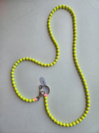 Ina Seifart - Handykette Phone Necklace - Lime w/Rose rope
