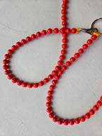 Ina Seifart - Handykette Phone Necklace - Red/Orange Rope