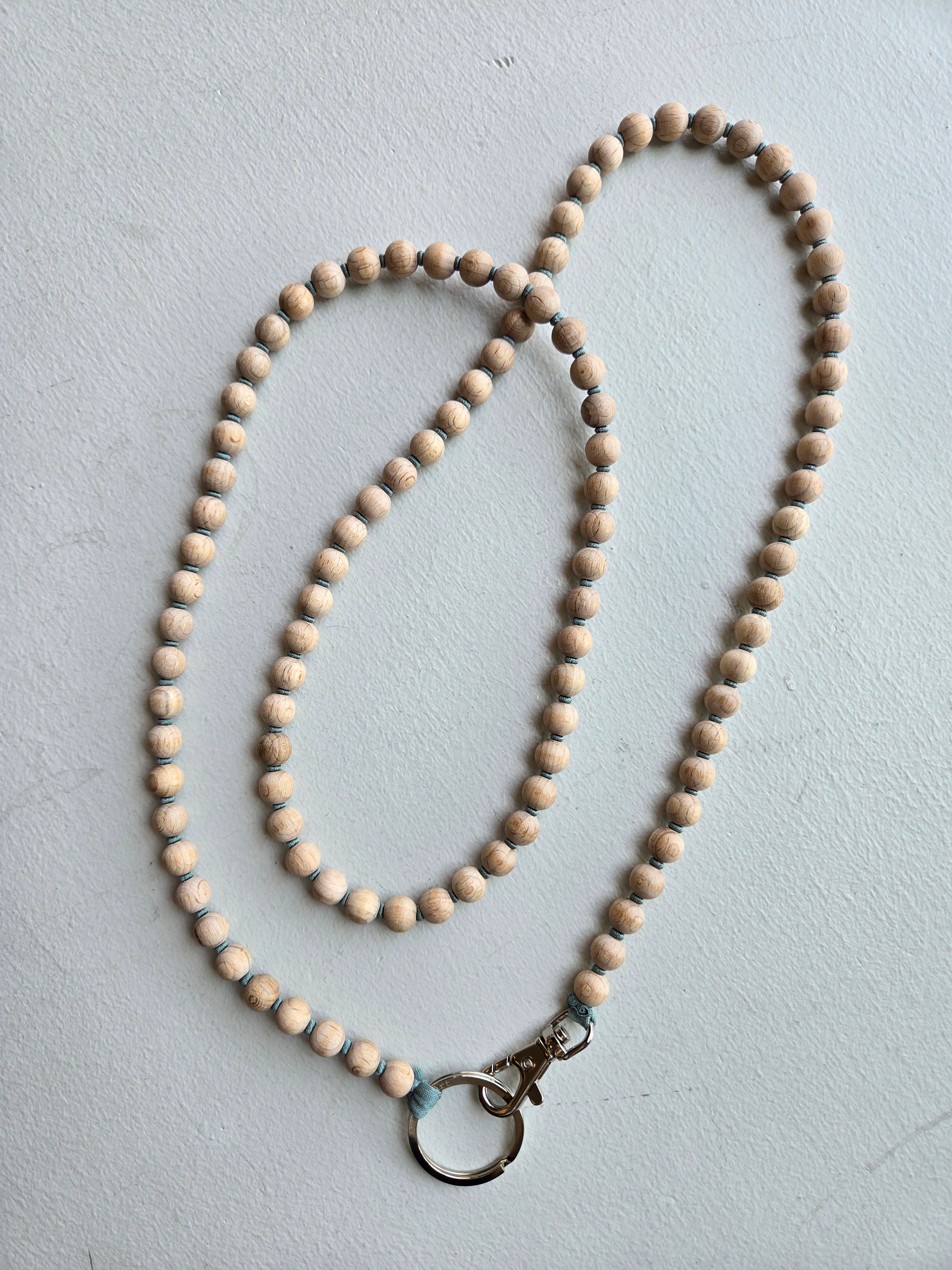 Ina Seifart - Handykette Phone Necklace - Natural/Dark Salvia Rope