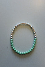 Load image into Gallery viewer, Ina Seifart - Perlen Necklace - Silver/Wood - pastel green
