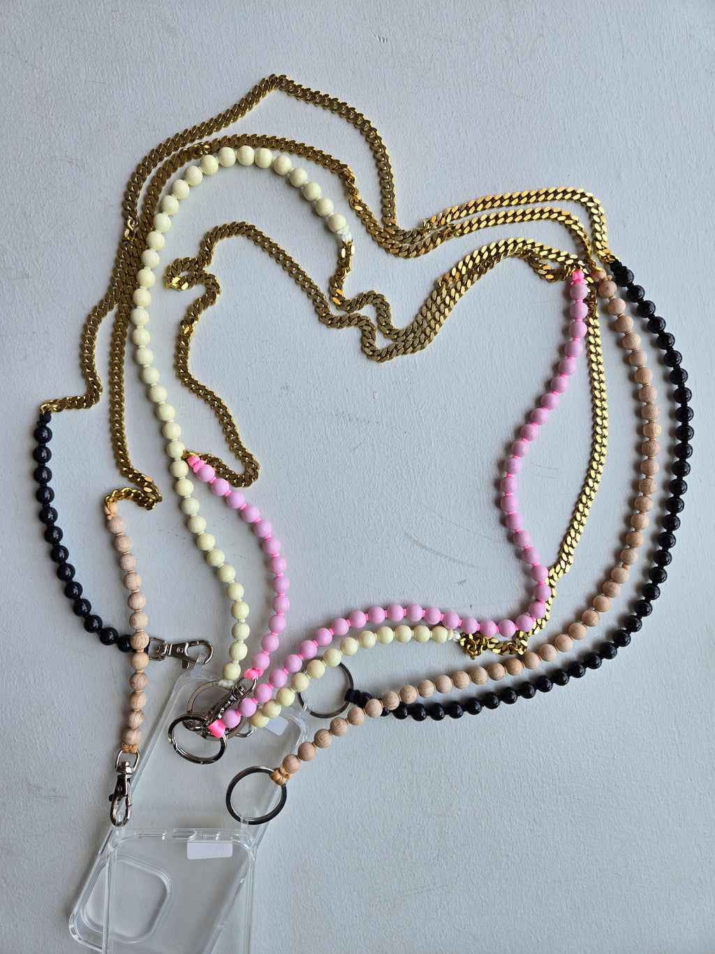 Ina Seifart - Perlenpanzer Phone Necklace - Various Colours