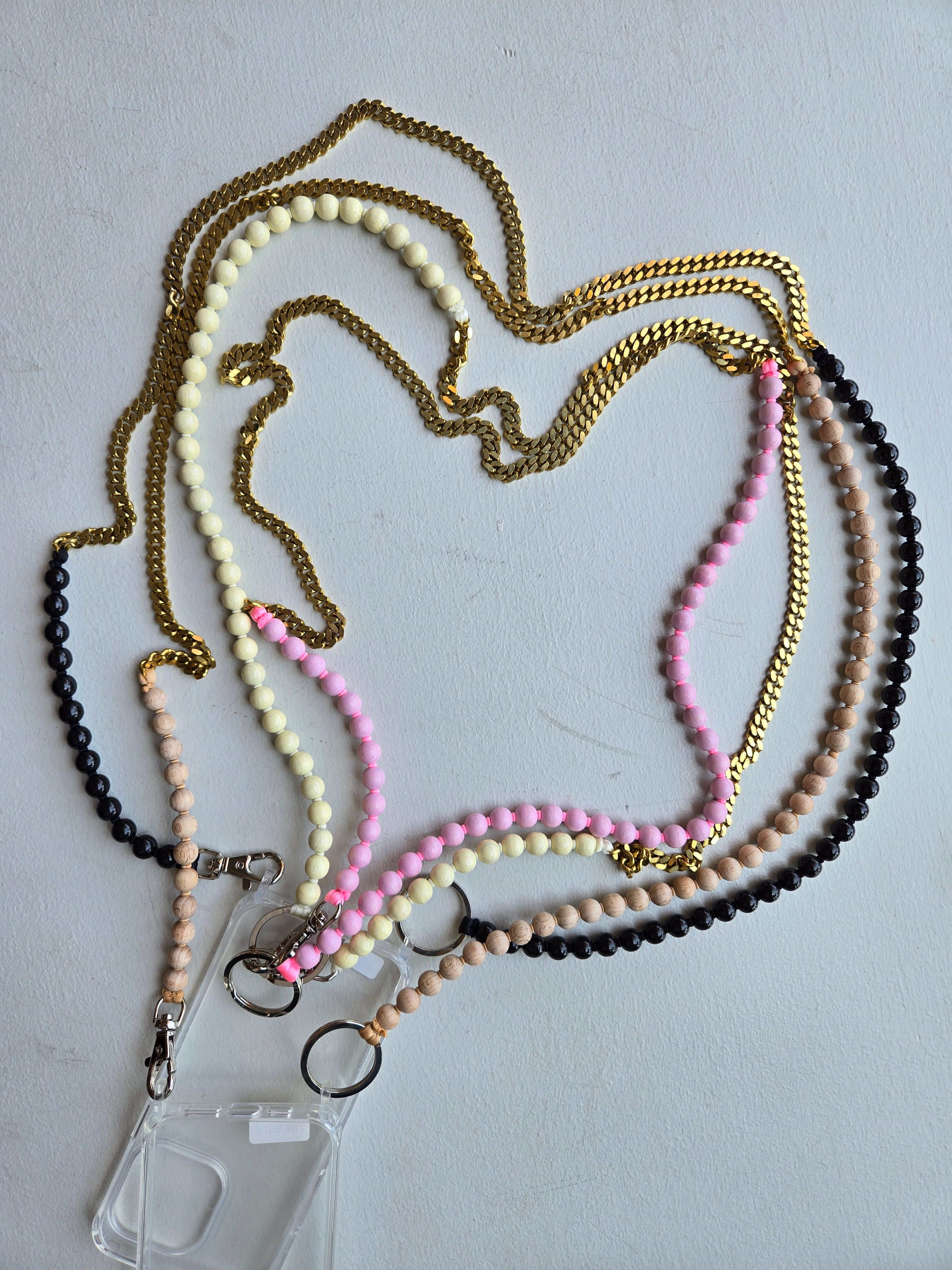 Ina Seifart - Perlenpanzer Phone Necklace - Various Colours