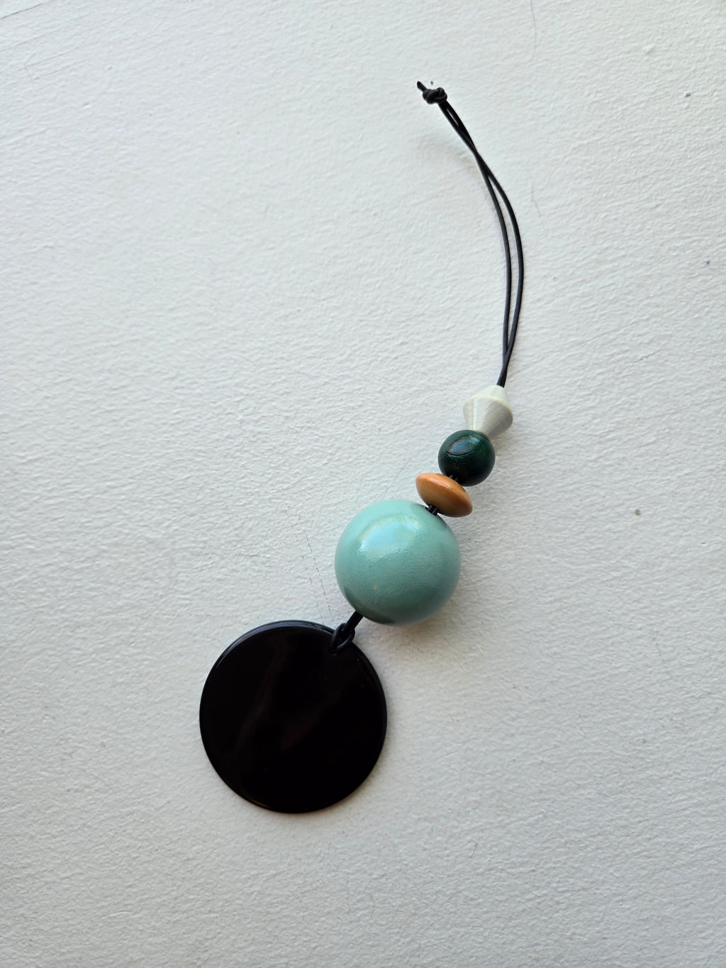 Ina Seifart - Viola Bag Charm - Black & Salvia