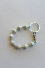 Ina Seifart - Zickzack Short Keychain - Light Grey