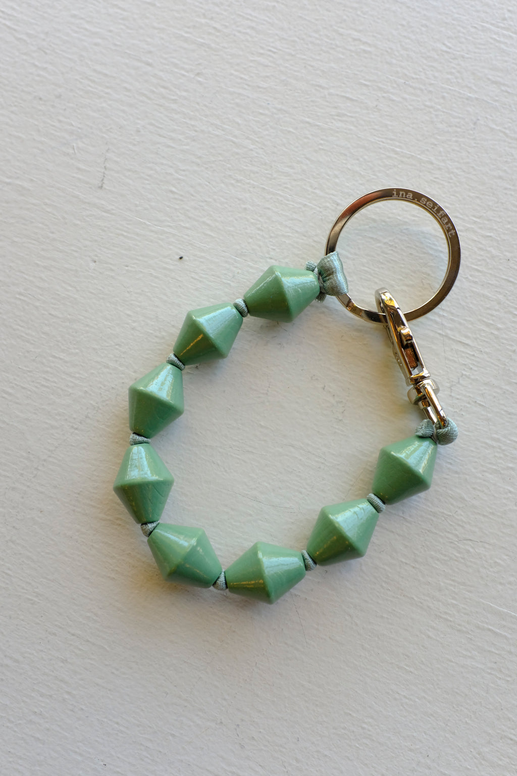 Ina Seifart - Zickzack Short Keychain - Salvia