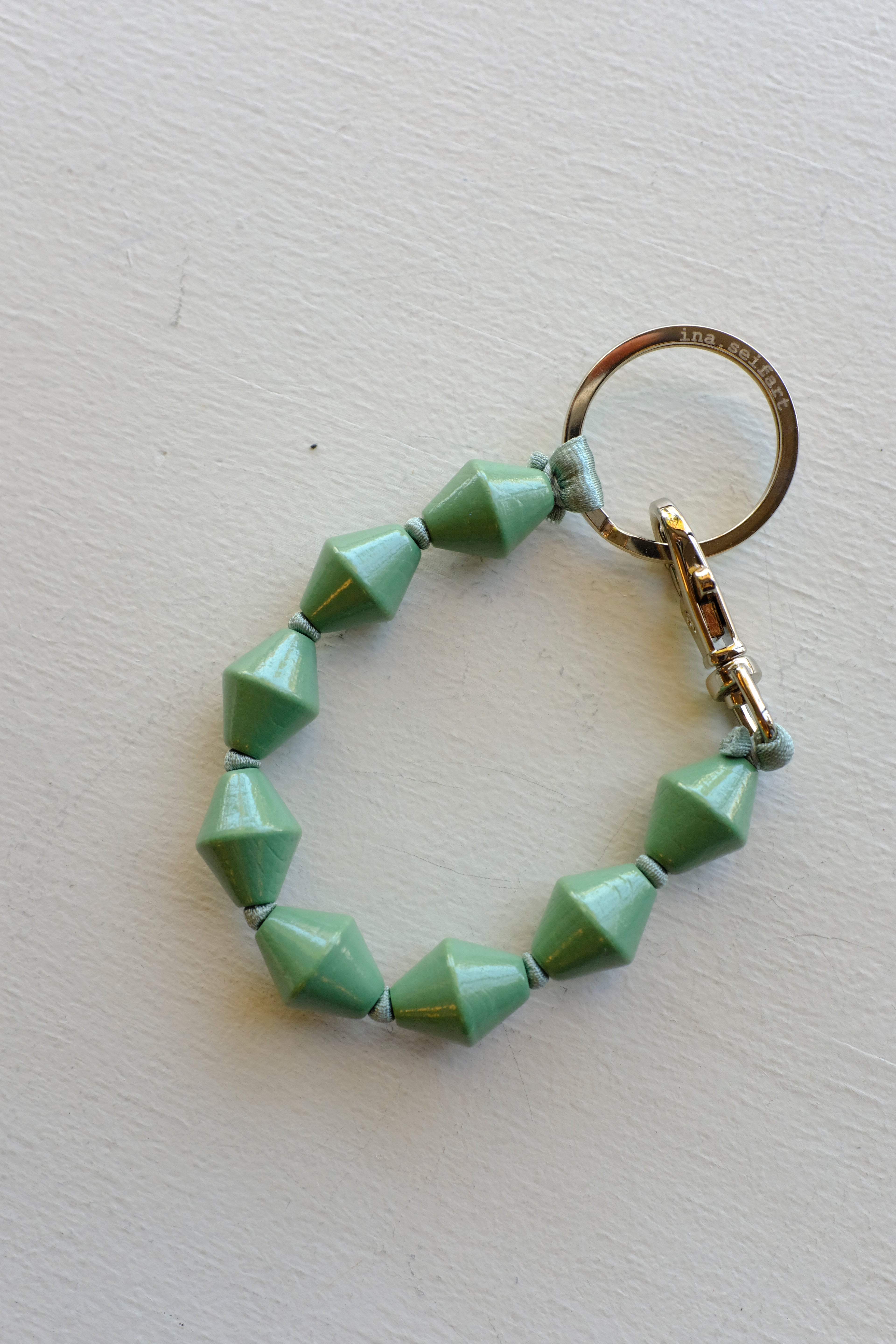 Ina Seifart - Zickzack Short Keychain - Salvia