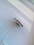 Lacar - Cronos Necklace - Black Jade and Pink Opal