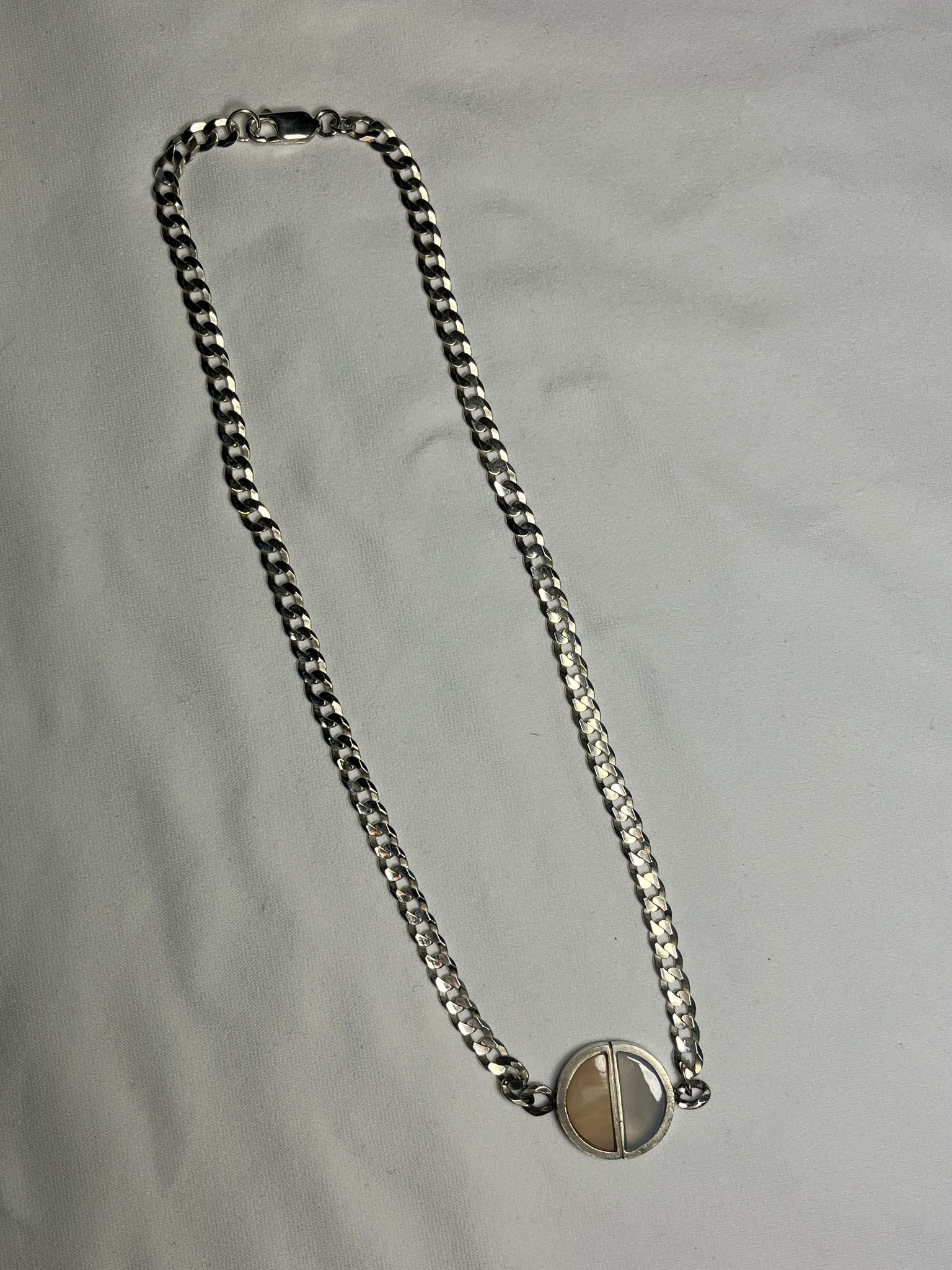 Lacar - Double City Necklace - Chalcedony & Pink Opal