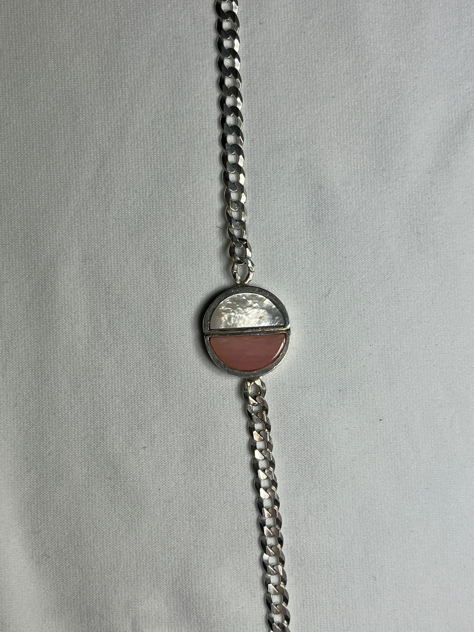 Lacar - Double City Necklace - Mother of Pearl & Pink Opal