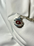 Lacar - Ridge Necklace - Carnelian w/White Diamond