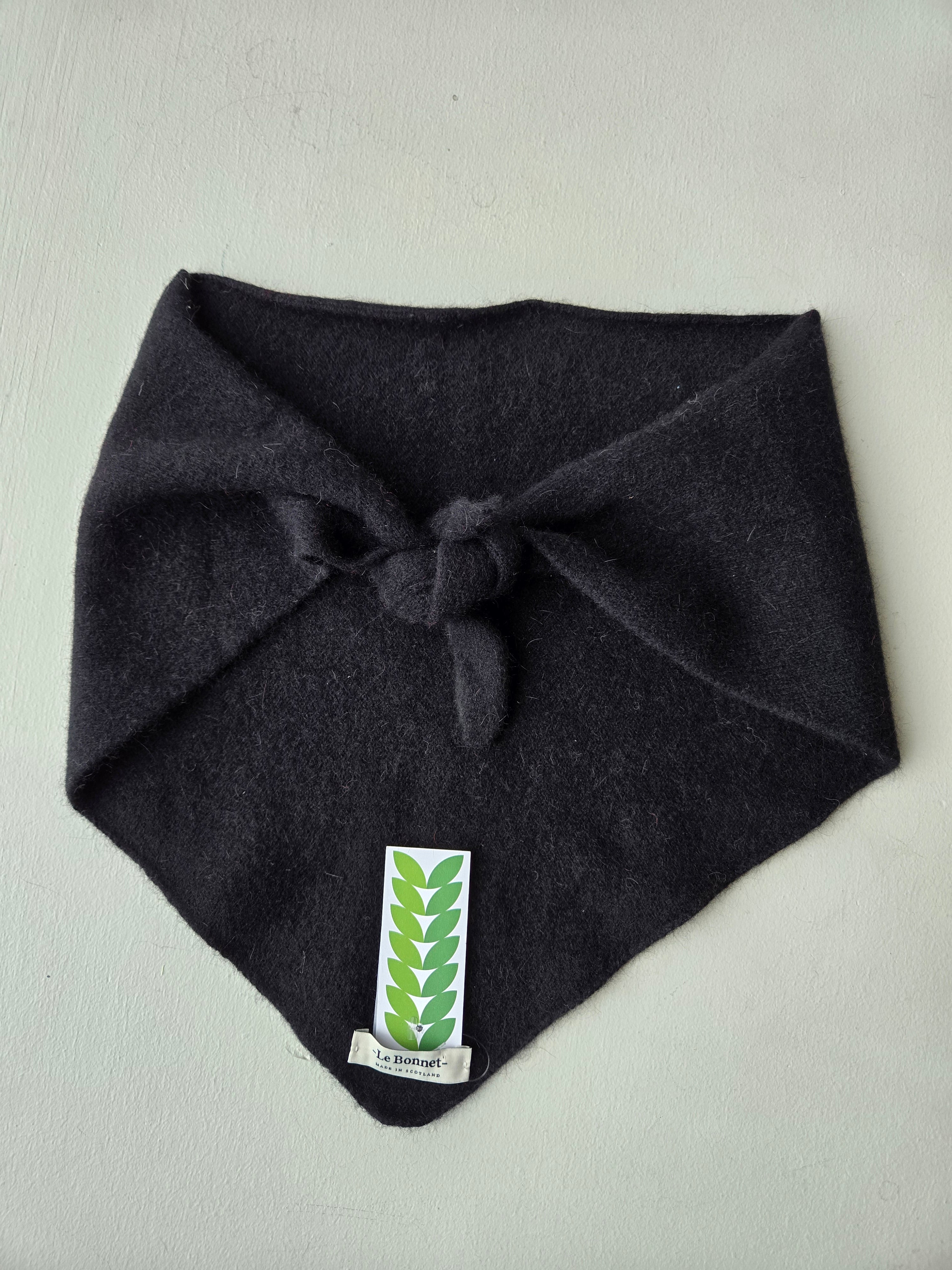 Le Bonnet - Bandana (Lambswool) - Onyx