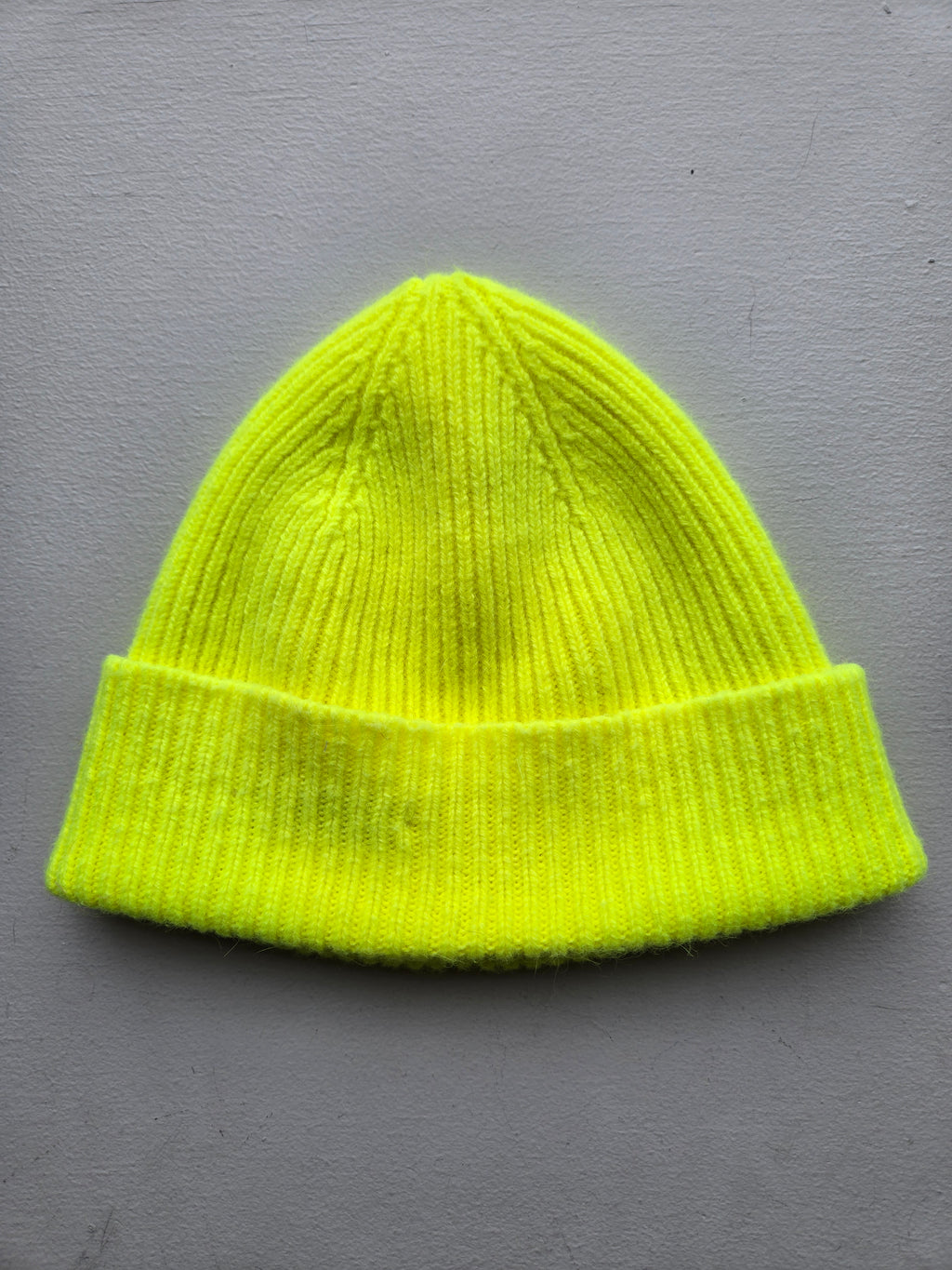 Le Bonnet - Beanie (Lambswool) - Flourescent Yellow
