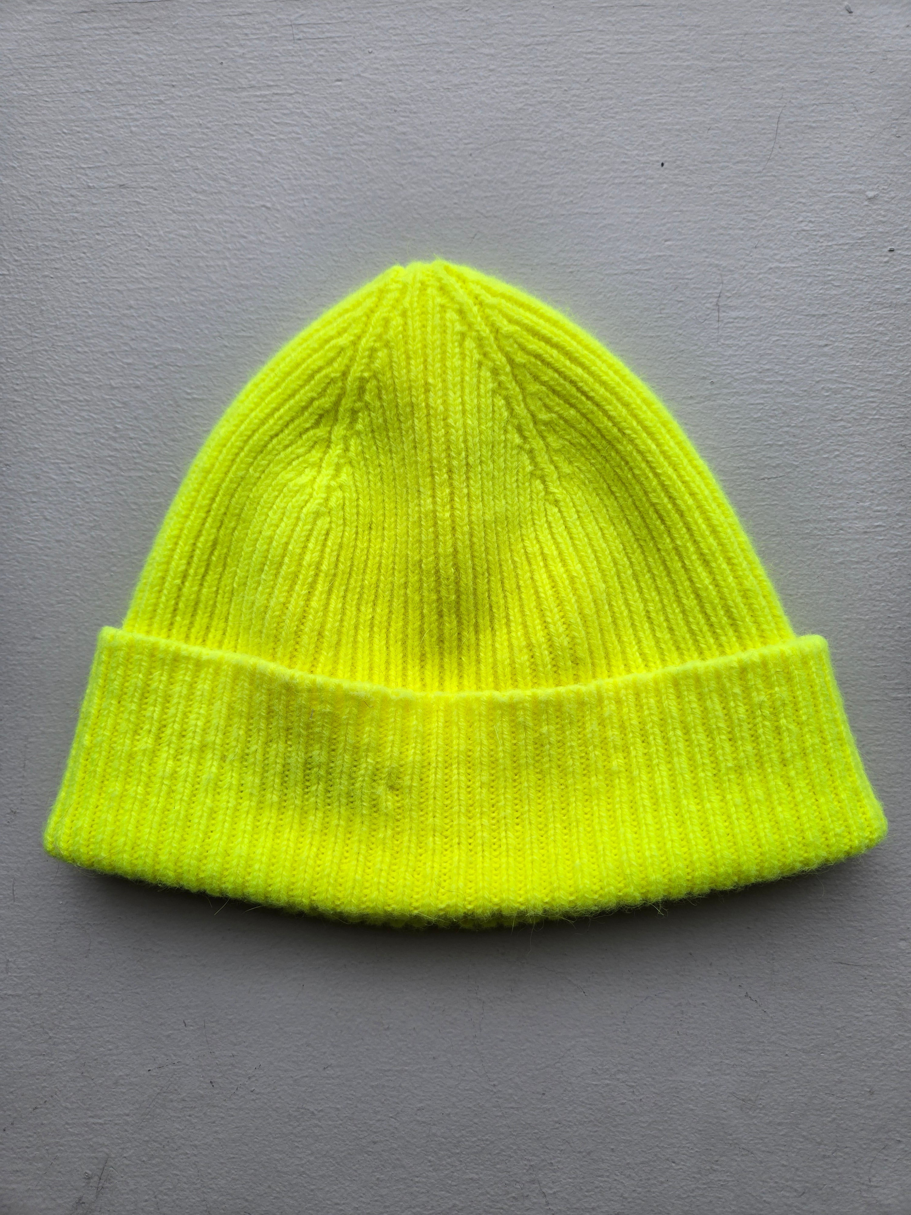Le Bonnet - Beanie (Lambswool) - Flourescent Yellow