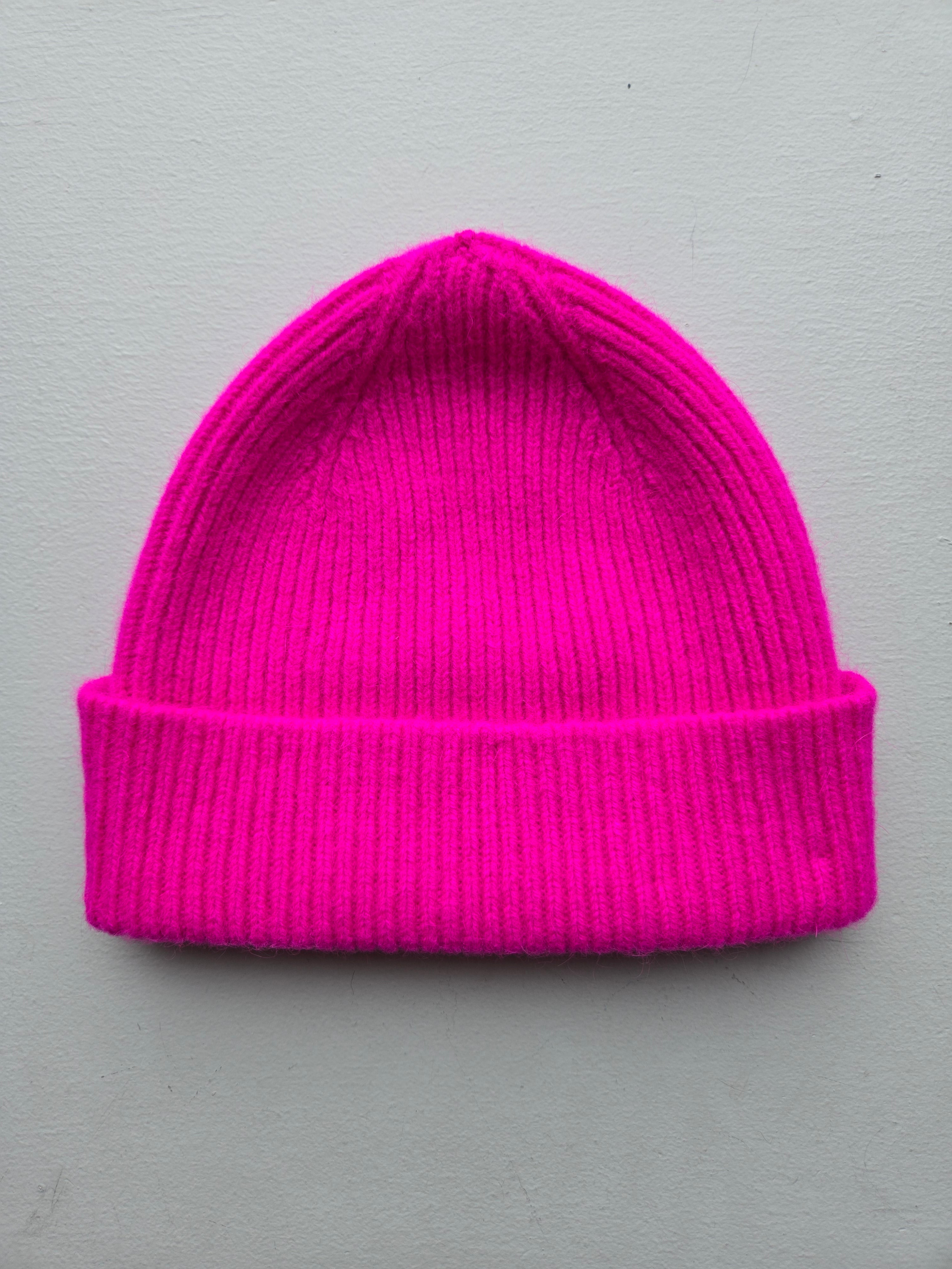 Le Bonnet - Beanie (Lambswool) - Poppy Pink