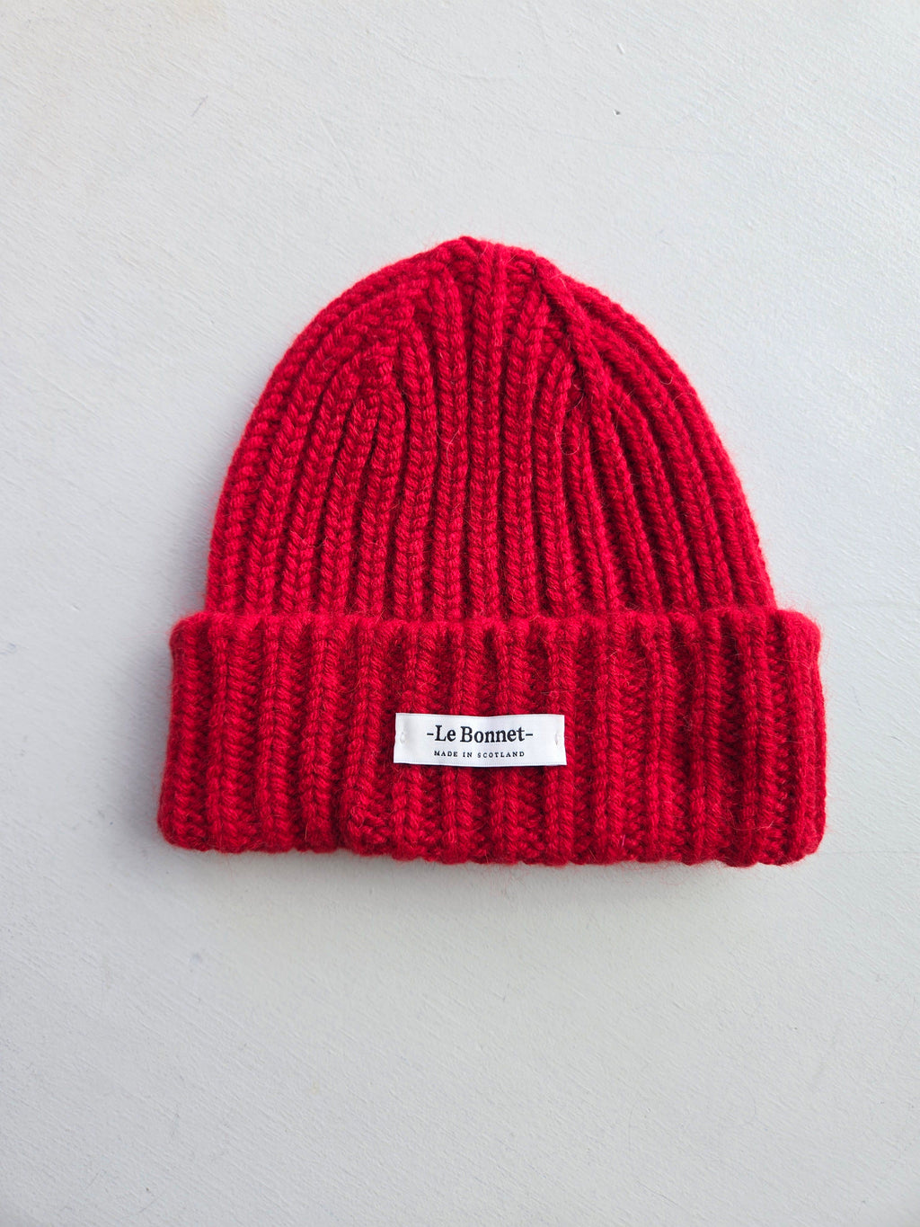 Le Logo Beanie (Lambswool) - Framboise