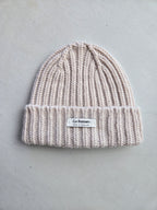 Le Logo Beanie (Lambswool) - Ivory