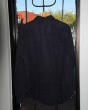 Load image into Gallery viewer, Minimum - Jack Long Sleeve Shirt - Black - flat back 
