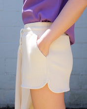 Load image into Gallery viewer, NIkben - Waffle Low Shorts - Vanilla - side
