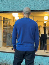 Load image into Gallery viewer, Minimum - Roland Sweater - Blue Quartz Melange - back
