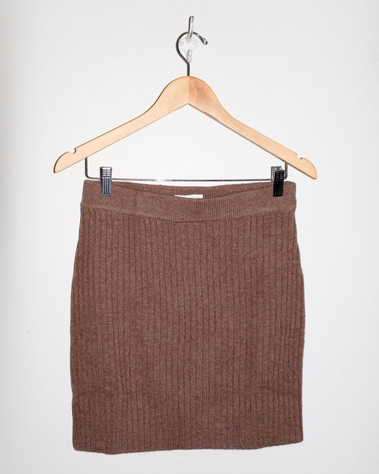 Minimum - Sandies Midi Skirt - Pine Bark - flat front