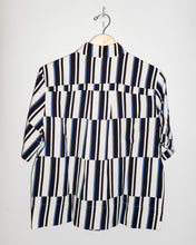 Load image into Gallery viewer, Minimum - Seliana Short Sleeve Shirt - Delft - flat back
