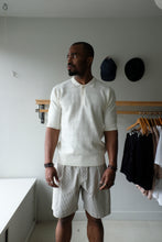 Load image into Gallery viewer, Pleated Track Short - Grey Stripe
