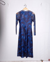 Load image into Gallery viewer, No 6 - No. 6 - Alix Dress - Mesh Violet Camellia - flat back 
