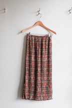 Hiroko Skirt - Rose Plaid