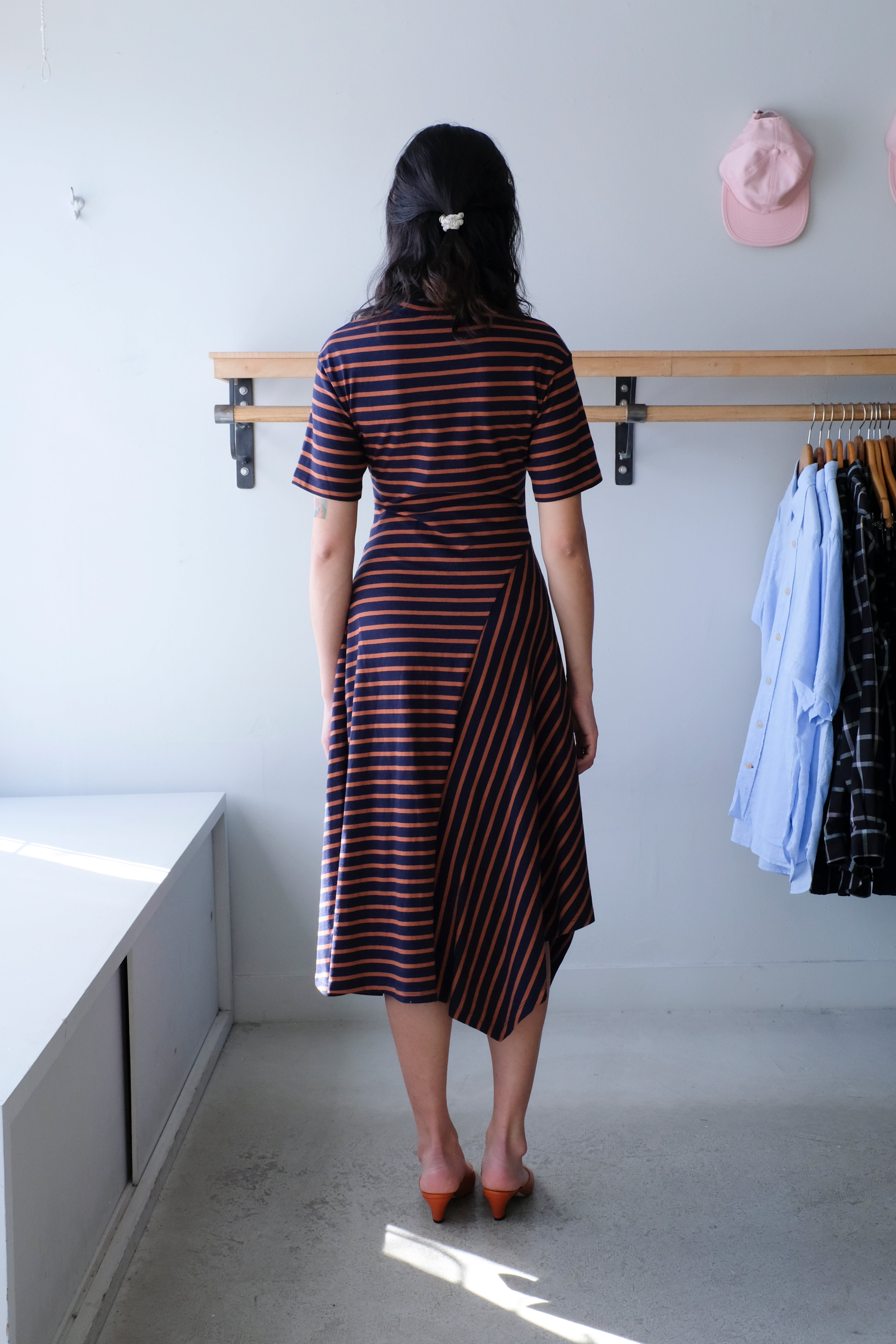 No.6 サンダル 604-F6 Indigo BRN 36 1177-ID Indigo x Black Sashiko