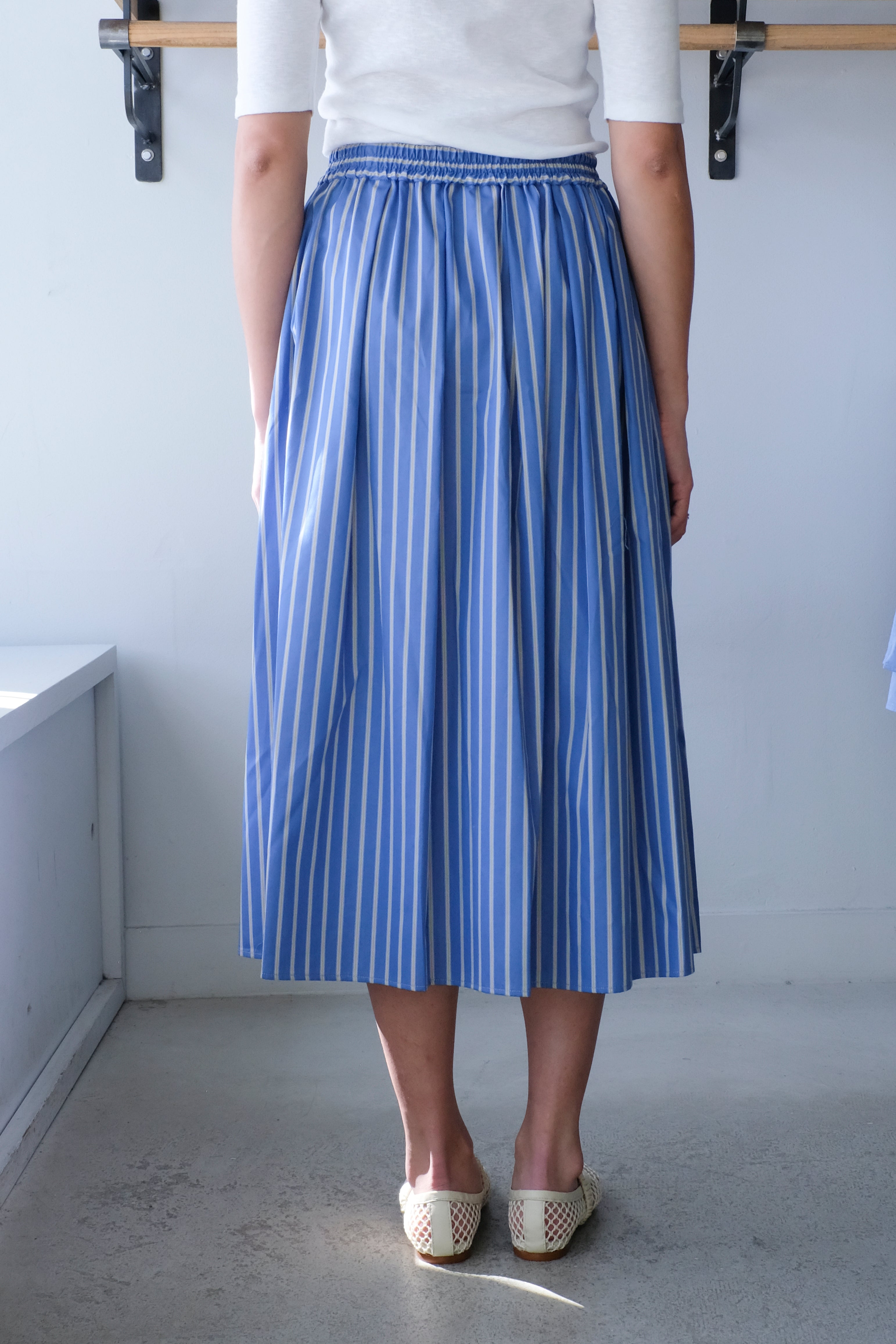 No 6 - Mel Skirt - Eton Stripe -back