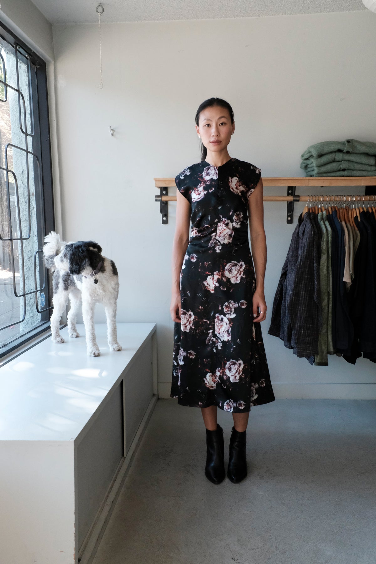 Rochelle Dress - Black Rose