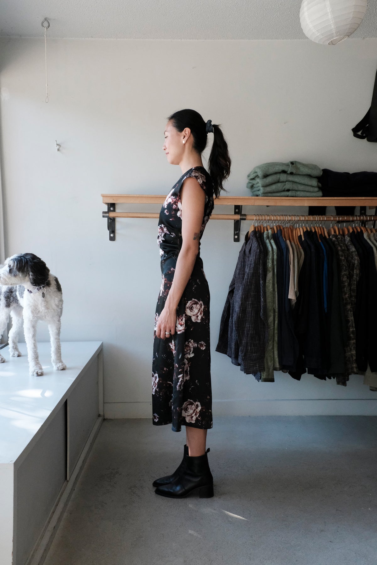 Rochelle Dress - Black Rose