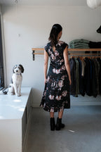 Rochelle Dress - Black Rose