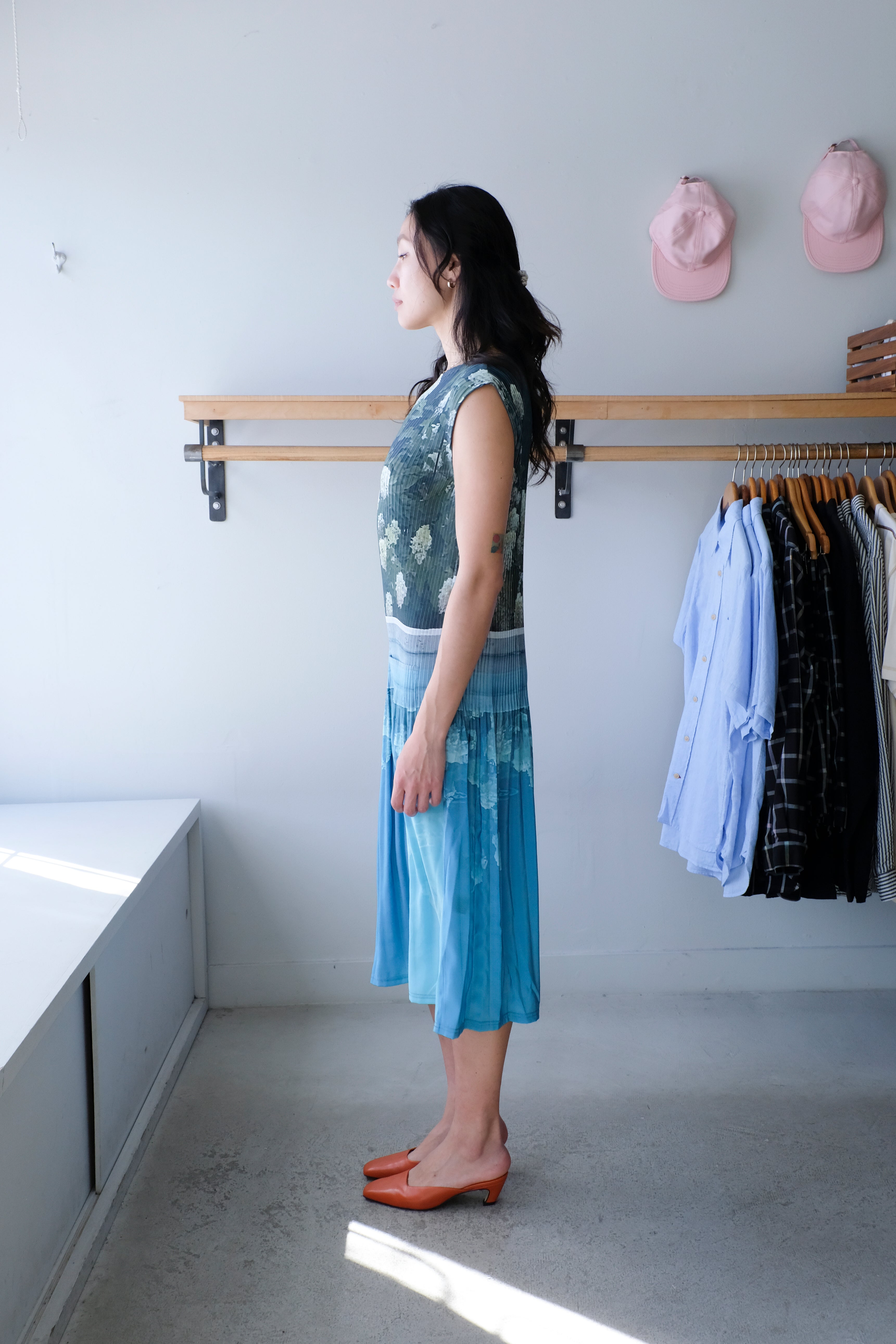 No 6 - Tierney Dress - Bellport Blue - side