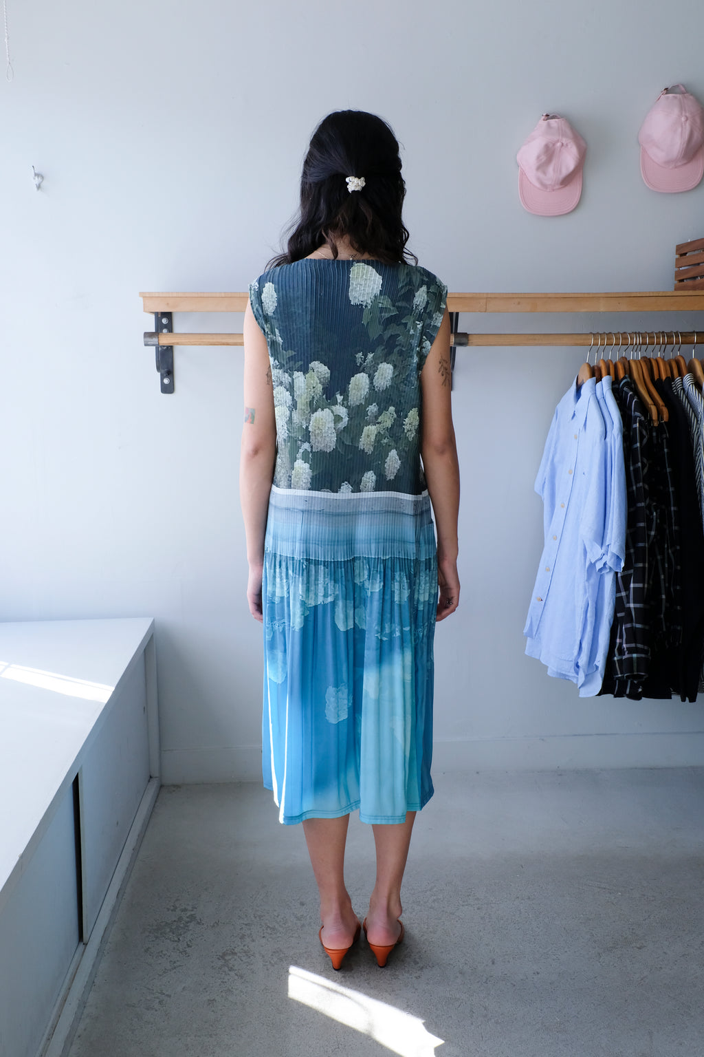 No 6 - Tierney Dress - Bellport Blue - back