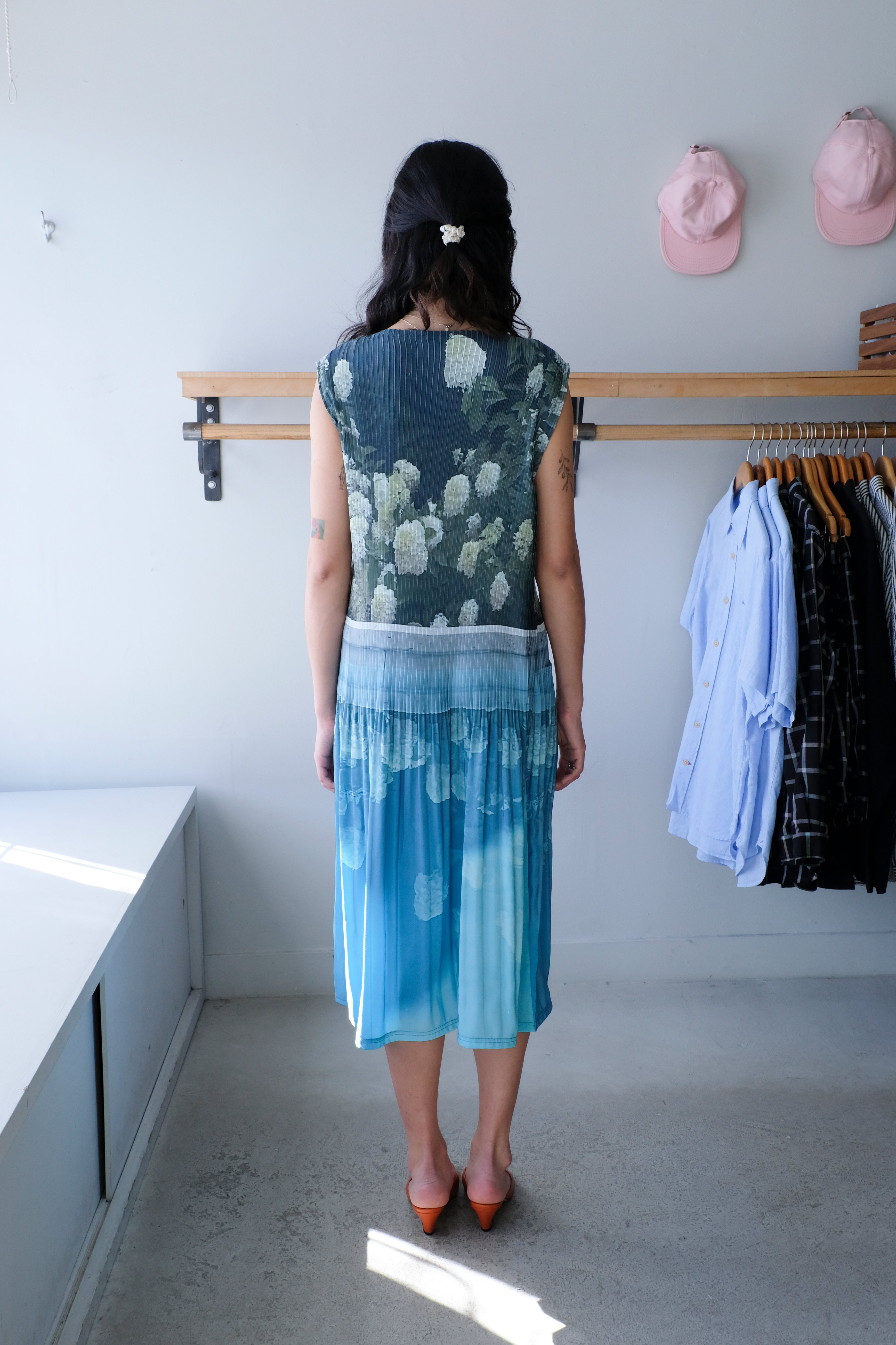 No 6 - Tierney Dress - Bellport Blue - back