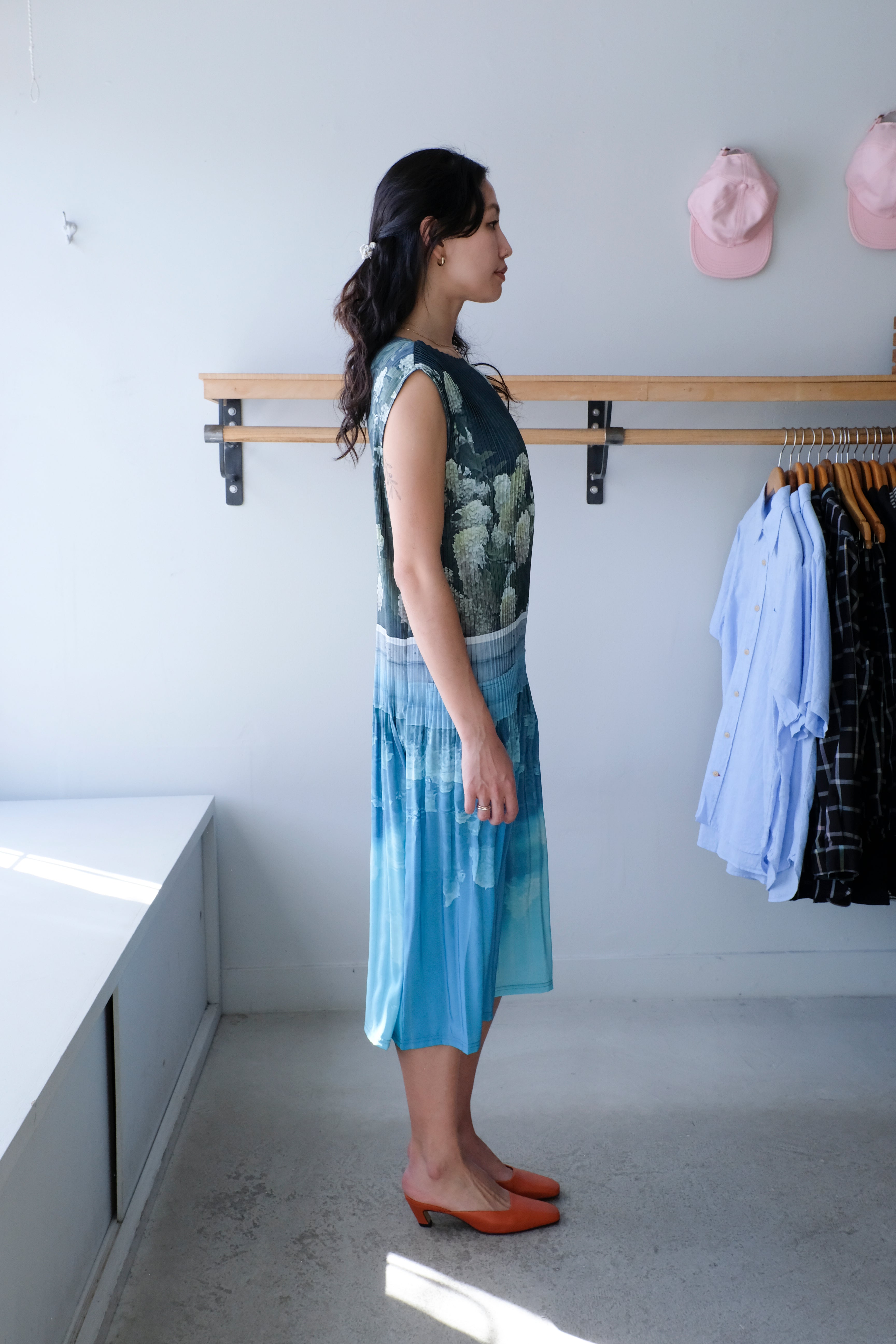 No 6 - Tierney Dress - Bellport Blue - side