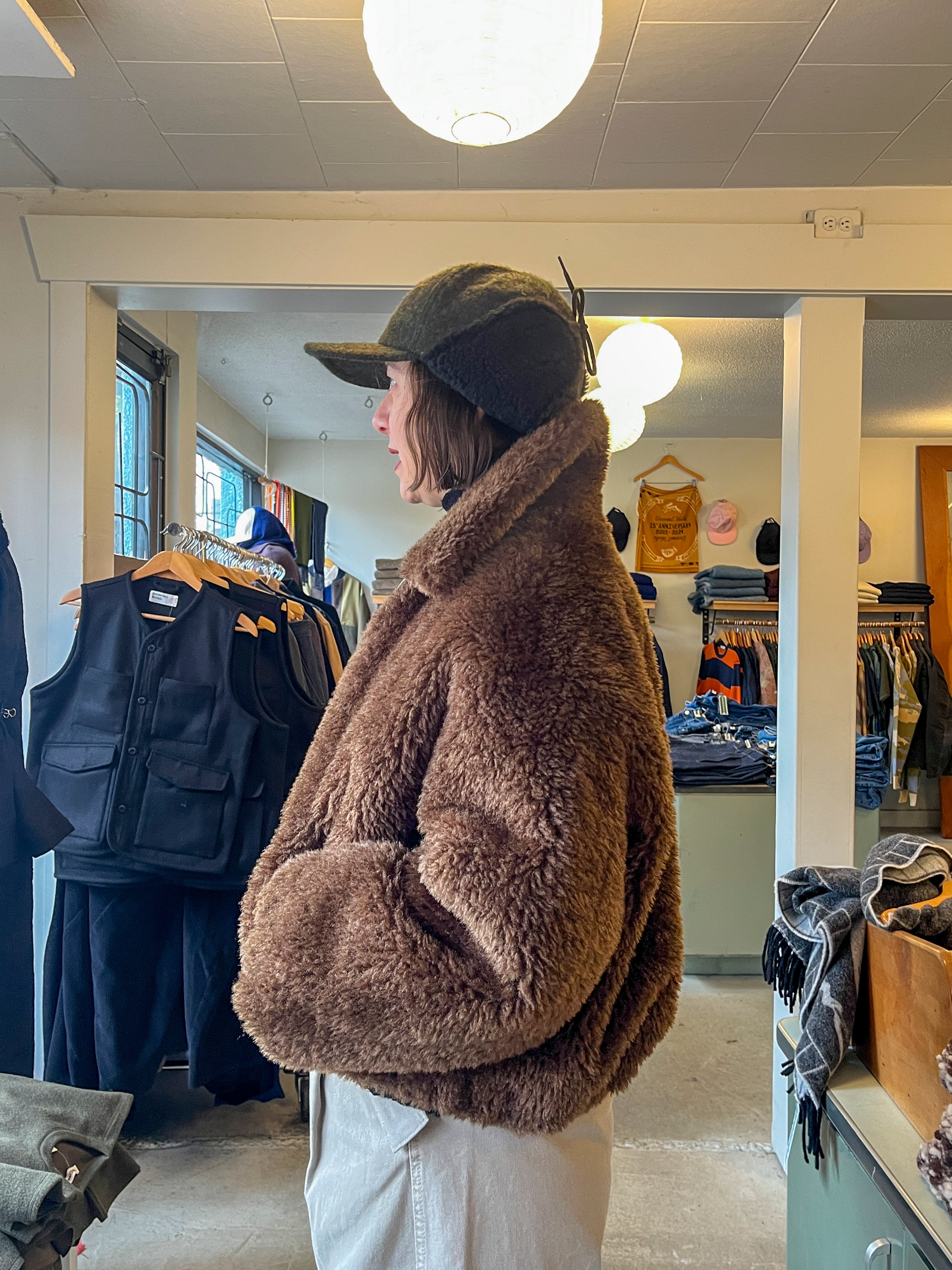 No 6 - Wicke Reversible Bomber - Chocolate - side