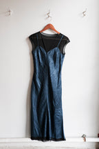 Yasmin Dress - Navy Crinkle