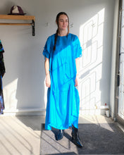 Load image into Gallery viewer, no.6 - Clair Dress - Blue Silk - front
