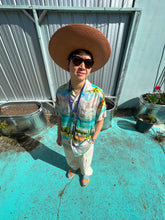 Load image into Gallery viewer, Wemoto - Vernon Camp Shirt - Sea Print - top
