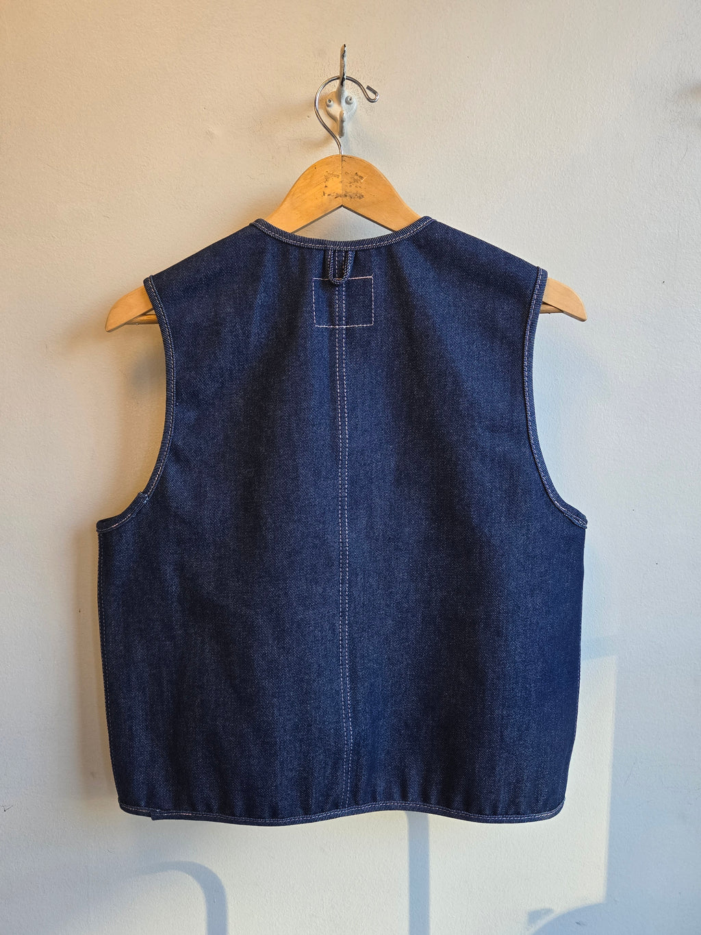 Old Fashioned Standards - Y Vest - Dark Denim - back