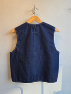 Old Fashioned Standards - Y Vest - Dark Denim - back